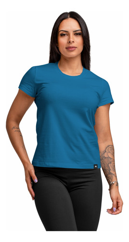 Camiseta Algodão Solid Muvin - Feminino - Conforto - Treino