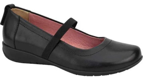 Casual Zapato Escolar Piel Flexi 5925 Negro Niñas