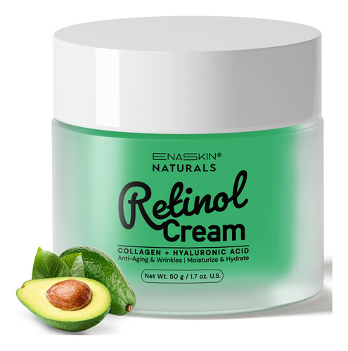 Crema Hidratante Facial Con Colageno Y Retinol: Crema Facial