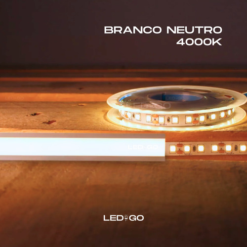 Fita Led 2835 Direta Branco 120 Leds 5 Metros Rolo Sem Fonte Luz Branco-neutro Tensão de operação 12V 127/220V