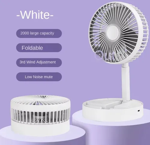 Ventilador Portátil Usb 6 Pulgadas Recargable Ventilador