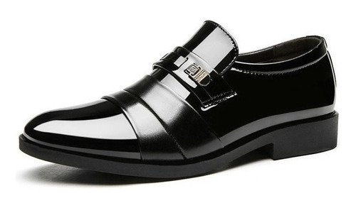 Zapatos Casuales 070 De Vestir For Calzado Caballero Negro