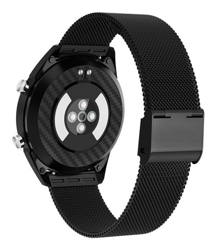 Pulseira De Metal Preta Para Smartwatch No. 1 Dt28 Aço