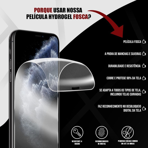 2 Pel. Frontal Hydrogel Hd Fosca P/ Zenfone 3 Deluxe Zs570kl