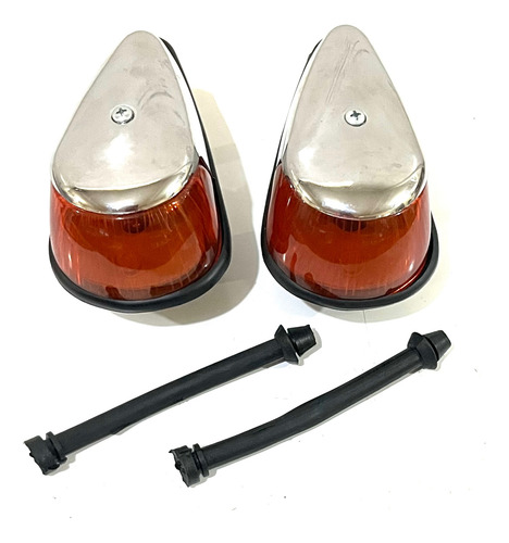 Cruce Guardafango Plastico Ambar Vw Escarabajo 68-81 El Par
