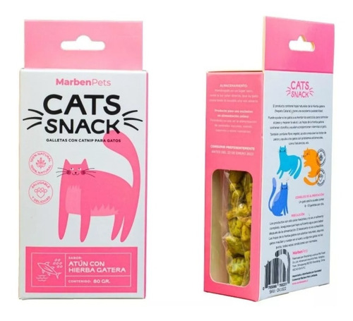 Snacks Premios Para Gatos Con Hierba Gatera Sabor Atun
