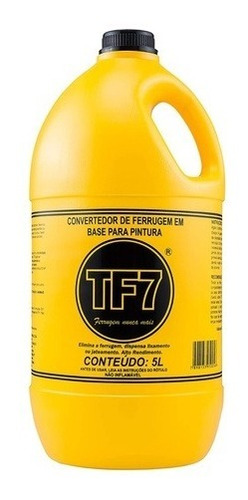 Convertedor De Ferrugem Base Liquida 5l - Tf7 Convertedor 