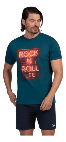 Playera Slim Fit Manga Corta Lee Hombre 349