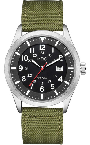 Reloj De Pulsera Analógico Militar Para Hombre, Reloj Deport