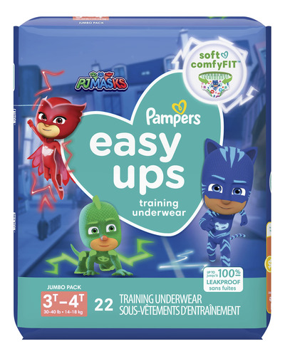 Pampers Easy Ups - Ropa Interior De Entrenamiento Para Nios,