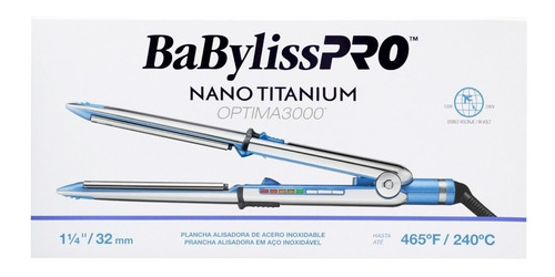 Imagen 5 de 8 de Babyliss Planchita Alisado Plancha Optima 3000 Bivoltaje