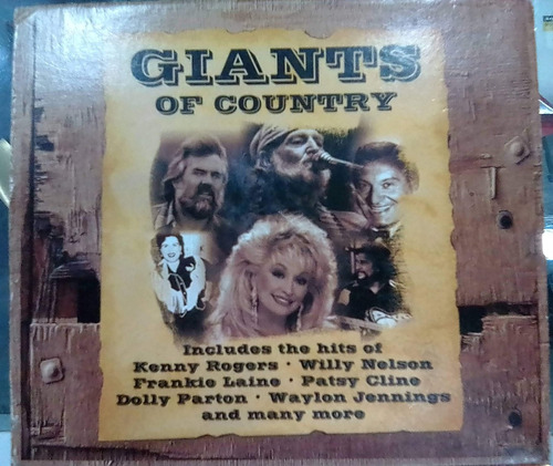 Giants Of Country. Cd Original Usado. Qqg.