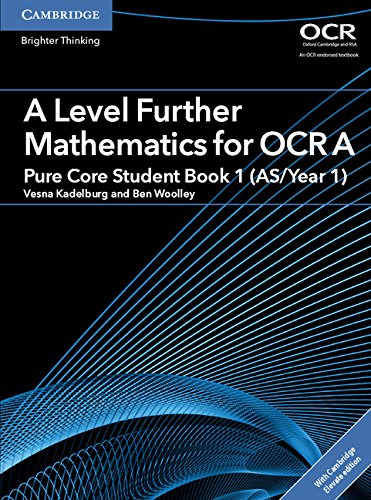 Libro A Level Further Mathematics For Ocr Pure Core Stud De
