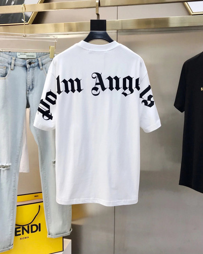 Playera Playera Palm Angels Para Hombre Con Cuello Redondo
