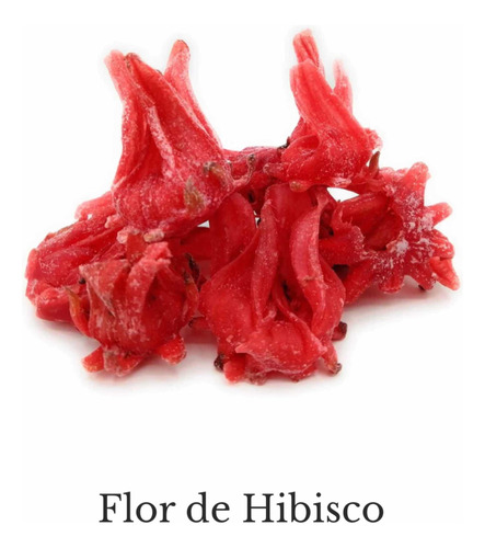 Flor De Hibisco Hibiscus Confitada 500gr. Granel