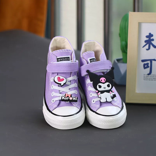 Zapatillas Sanrio Kuromi Para Niñas, Zapatos Altos