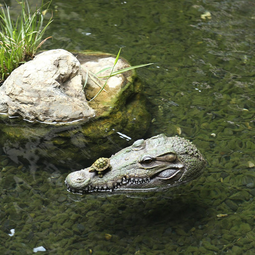 Shaoke Cabeza De Flotante Artificial, Estatua De Jardín