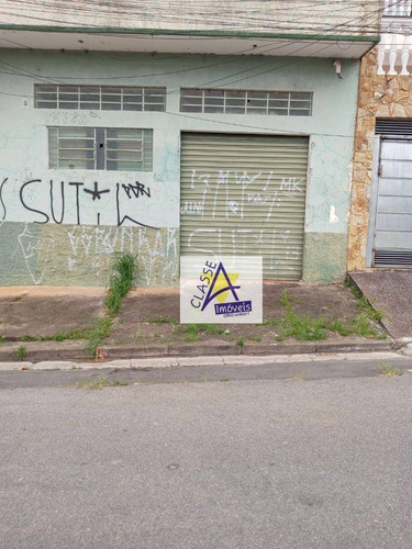 Imagem 4 de 10 de Salão Para Alugar, 150 M² Por R$ 2.200,00/mês - Jardim Santa Lídia - Mauá/sp - Sl0126