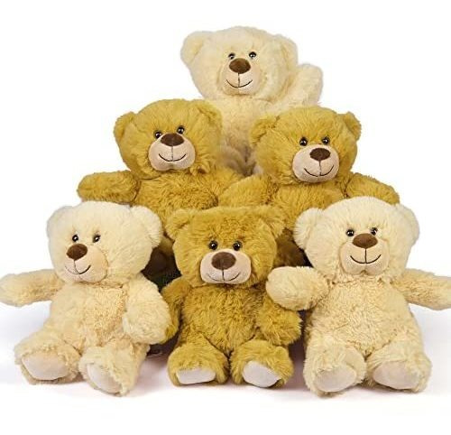 Benben Teddy Bear Animal Estufado, Conjunto De 6 Osos Lyf8w