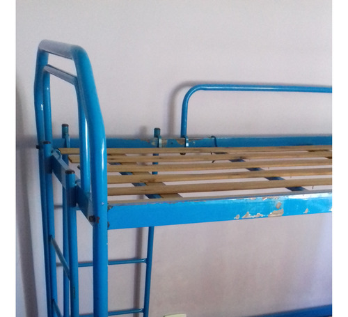 Cama Cucheta / Marinera De Caño Azul 2 Escaleras 2 Barrales (Usado)