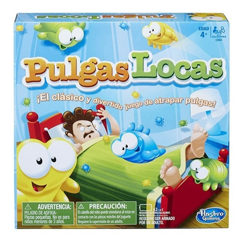 Juego De Mesa Pulgas Locas De Hasbro 4+