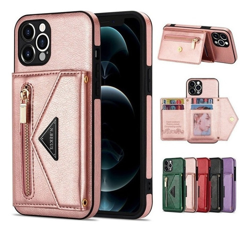 Funda De Cuero Para iPhone Carcasa Mujer De Bolsa De Hombro