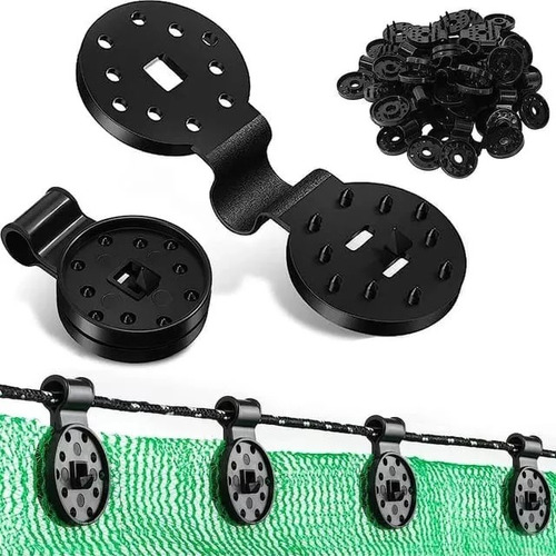 1000 Presilha Agroclip Tela Sombrite Conector Sombra Tecido