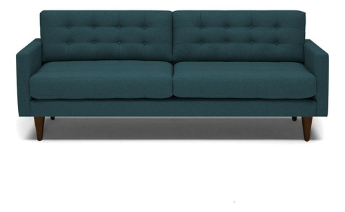 Sofa Darnell 3 Cuerpos  Verde Cobalto