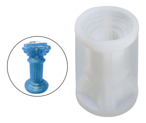 Epoxi Resina Moldes Pilar Molde Silicona Torta El 114x78mm