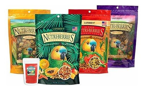 Lafeber's Gourmet Nutri-berries Pet Bird Food Variety Sample