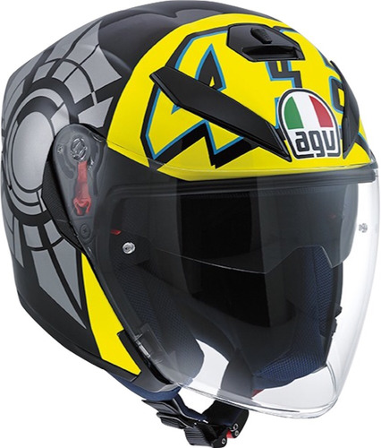 Casco Abierto Agv K-5 Jet E2205 Winter Test Valentino Rossi