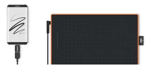 Tableta Digitalizadora Huion Inspiroy Rtm-500 Naranja Dibujo