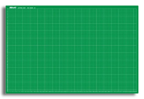 Tabla Plancha De Corte Iram A1 90x60 Base Para Cortar Diseño Color Verde oscuro