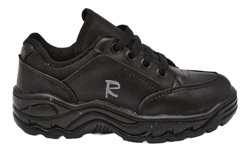 Zapatilla Ecocuero Colegial Con Cordones Escolar Rigazio®