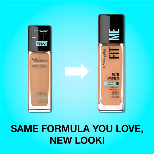 Base De Maquillaje Maybelline Fit Me Matte + Poreless Ivory,