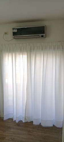 Cortina Voile Lino Pellizco Doble 2.50 X 2.00