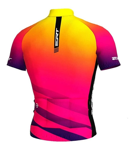 Imagem 3 de 8 de Conj Ciclismo Ert Camisa Classic Solar + Bermuda Gel + Meia