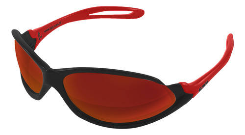 Óculos De Sol Spy 39 - Open Preto - Haste Vermelha
