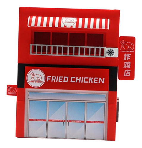 Yu Diseño De Oficina De Decoración De Diorama Frito 1/64