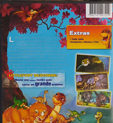 Em Busca Do Vale Encantado. Invasão Dos Dvd Original Lacrado