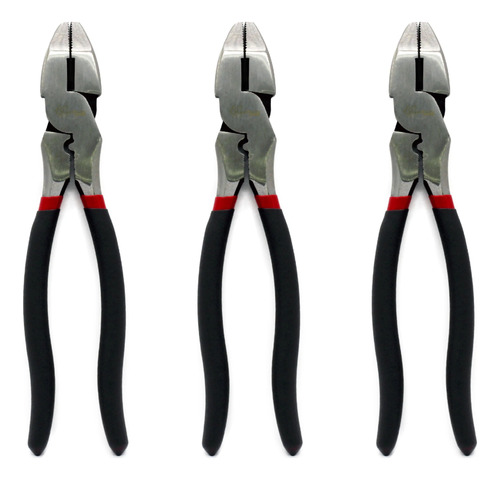Pack 3 Pinza Electricista 9 PuLG Maple Tools