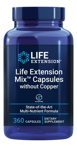 Cápsulas Supplement Life Extension Mix Sin Cobre