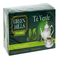Comprar Te Green Hills Verde 25 Saquitos X 2 Unidades