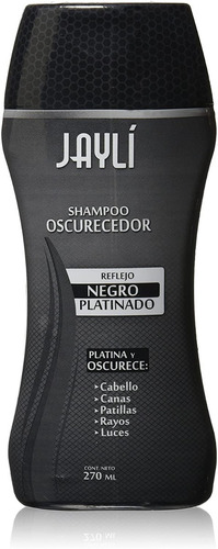 Shampoo Jayli Oscurecedor De Cabello Negro 270 Ml