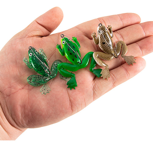 Cebo De Pesca Suave, Artificial, Para Ranas, 6 Cm/5,5 G