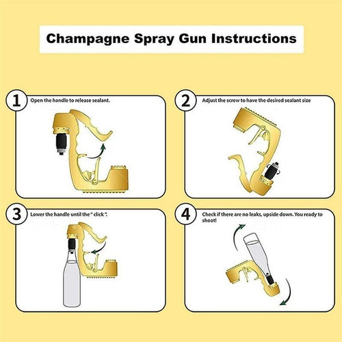 Imagem 7 de 10 de Pistola Spray De Cerveja Champanhe A Distancia Casamento