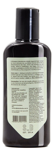 Shampoo De Barba Branca Especial Noel 140ml - Sobrebarba
