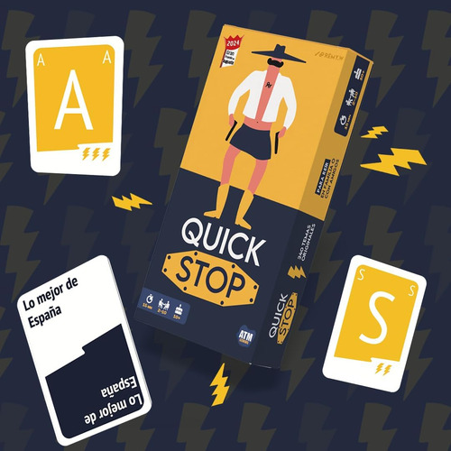 Quick Stop Juego De Cartas En Español Para Familia Y Amigos