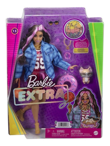 Barbie Extra #13 Muñeca Articulada Con Mascota Y Accesorios.