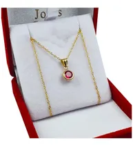 Comprar Conjunto Oro 18k Cadena Singapur Redondo Joyas Colores